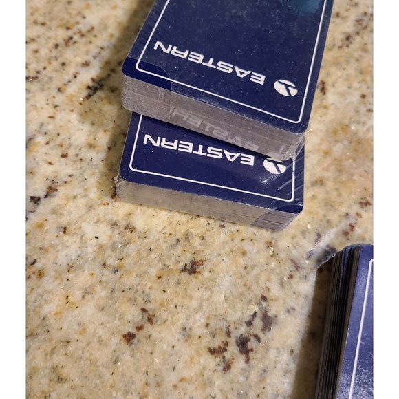 Vintage Eastern Airlines Bridge Size Playing Cards. 5 Decks ~ 2 sealed & 3 Used - Picture 6 of 8